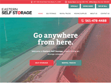 Tablet Screenshot of easternselfstorage.com
